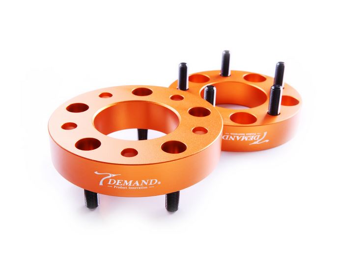 T-DEMAND 汎用 ワイドトレッドスペーサー TDMゴールド 114.3-5H (P1.25) 2枚1セット 70mm