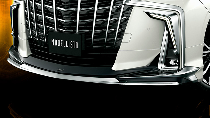 MODELLISTA アルファード 30 後期 エアロボディ フロントスポイラー
