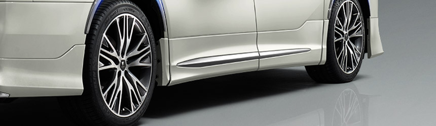 MODELLISTA アルファード 30系 前期 エアロボディ サイドスカート