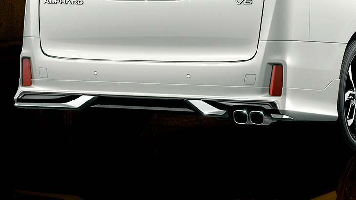 MODELLISTA アルファード 30 後期 エアロボディ リヤスタイリングキットB