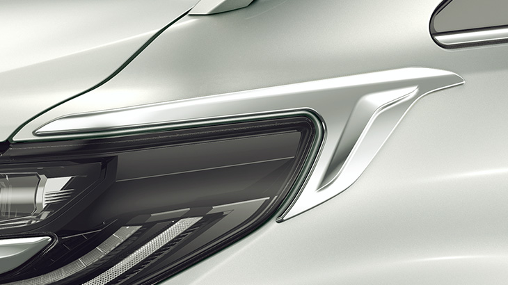 MODELLISTA アルファード 30 後期 MODELLISTA SELECTION ヘッドライトガーニッシュ メッキ