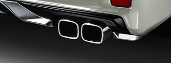 MODELLISTA アルファード 30系 MODELLISTA for TYPE BLACK マフラーカッター (モデリスタ リアスカート用)