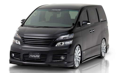 TOPLINE ARNAGE PREMIUM Type-1ヴェルファイア [GGH・ANH/20・25 Zｸﾞﾚ-ﾄﾞ] FRONT BUMPER SPOILER 前期 (H20/5～H23/10 ）