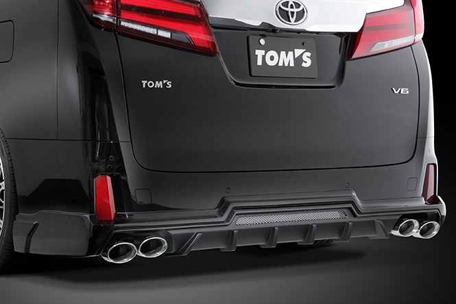 TOMS アルファード 30系 エアログレード リアアンダースポイラー