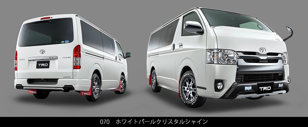 TRD ハイエース 200系 4型 標準ボディ エアロパーツセット LED付 