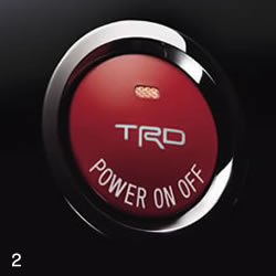 TRD ヴェルファイア (ATH20W) プッシュスタートスイッチ (ハイブリッド車用) 2011.10～