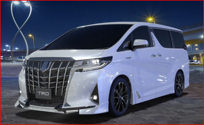 TRD アルファード 標準ボディ 30系 後期 エアロパーツセット (LED＋マフラー付) パノラミックビューモニター付車