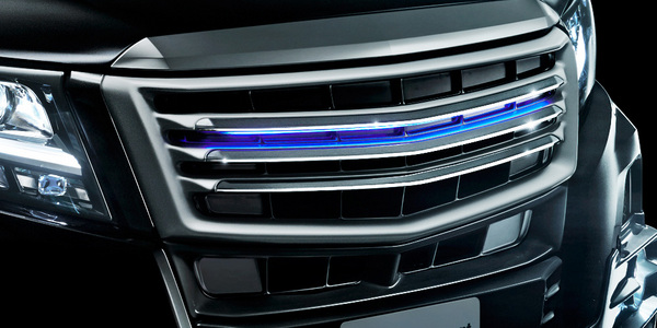 TRD アルファード 30系・AYH30W (2015/1-) フロントグリル LED付 