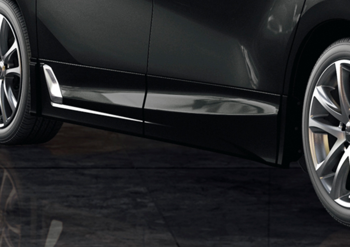 TRD アルファード エアロボディ 30系 後期 サイドスカート (Executive Launge S除く) 