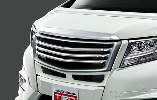 TRD アルファード 30系・AYH30W (2015/1-) インテリジェントクリアランスソナー対応用グリルガーニッシュ