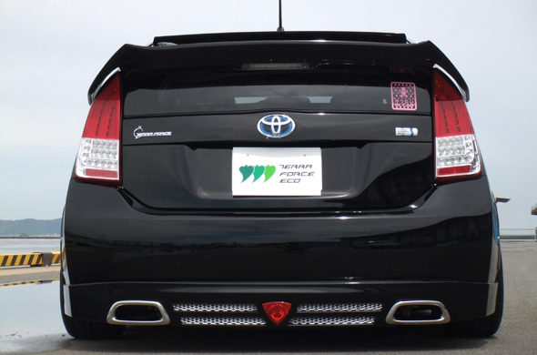 TERRA FORCE  プリウス 30系 リアハーフスポイラー タイプII用 フォーミュラーバックフォグ