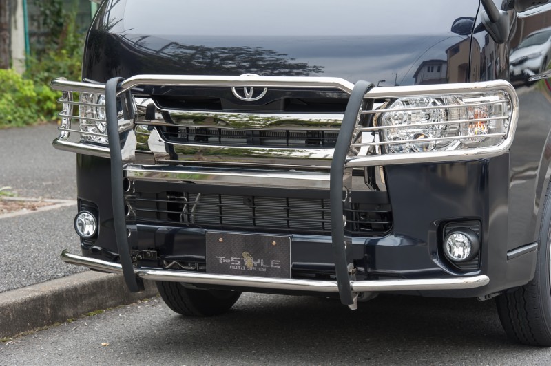 TSD STYLING ハイエース 200系 標準ボディ フロントグリルガード＆テールガードセット