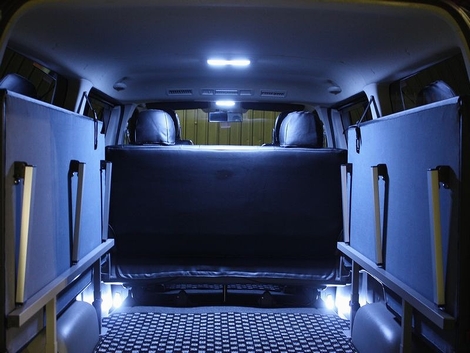 TsFACTORY ハイエース 200系 標準ボディ S-GL用 LEDルームランプ　【LED124個】