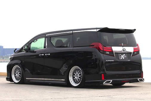 VLENE アルファード 30  REAR HALF SPOILER