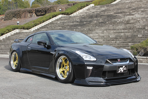 VLENE GT-R R35 後期 WIDE BODY KIT(FRONT 4P/REAR 5P)
