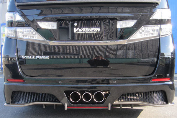 V-VISION ヴェルファイア Ｚグレード リアバンパースポイラー