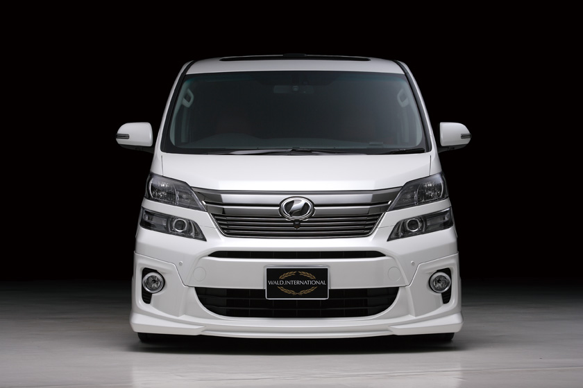 WALD 【D】ヴェルファイア 20系/ATH20 Z 後期(H23/11～H27/1) EXECUTIVE LINE フロントハーフスポイラー 