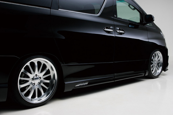WALD 【X】ヴェルファイア 20系 前期(H20/5～H23/11) SPORTS LINE Black Bison Edition サイドステップ ドアパネル 