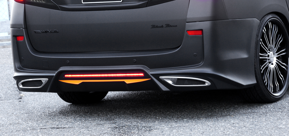 WALD 【E】ヴェルファイア 20系 Z/ZR/V/X 後期(H23/11～ ) SPORTS LINE Black Bison Edition マフラーアダプター 