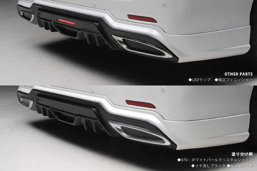 WALD 【E】ヴェルファイア 20系/ATH20 Z 後期(H23/11～H27/1) EXECUTIVE LINE LEDランプ (リアスカート用)