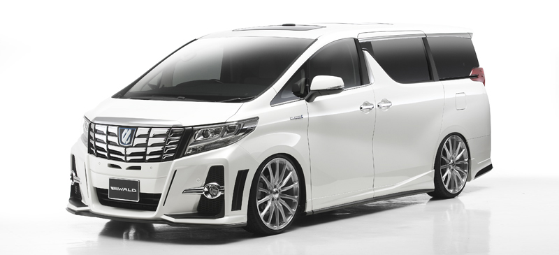 WALD 【E】アルファード 30系 前期(H27/1～H29/12) バンパータイプ エアロ4点キット (F/ S/ R/グリルカバー)