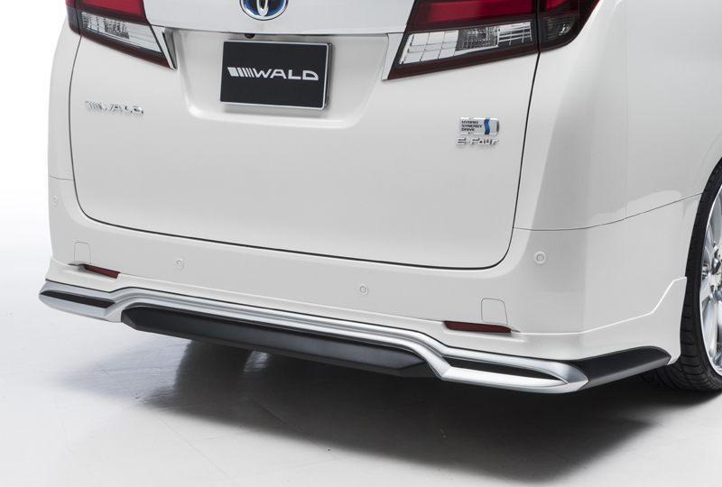 WALD 【E】アルファード 30系 Executive Lounge/G/X 前期(H27/1～H29/12) バンパータイプ リアスカート