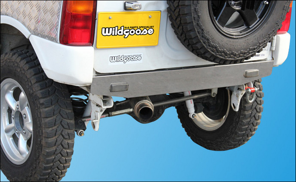 Wildgoose ジムニー JB23 リアメタルガーニッシュ ステンレス