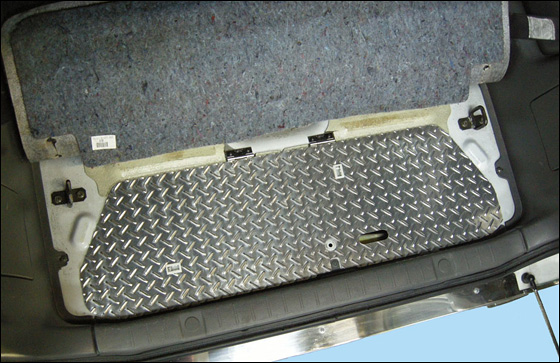 Wildgoose ジムニー JB23 ラゲッジボックス チェッカープレート