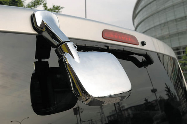 WORLD ハイエース 200系 1-4型 標準ボディ リアビューメッキミラーカバー