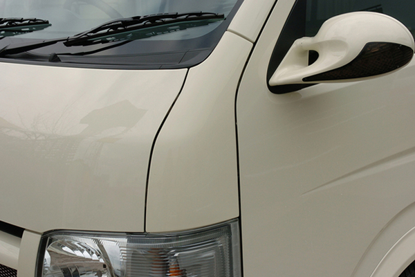 WORLD ハイエース 200系 1-4型 標準ボディ フロントコーナーパネル スチール製 交換タイプ