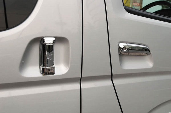 WORLD ハイエース 200系 1-4型 標準ボディ メッキドアノブカバー