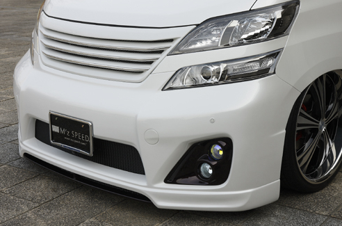 EXCLUSIVE ZEUS ヴァルファイア H2# 前期 EXE LINE フロントバンパースポイラー