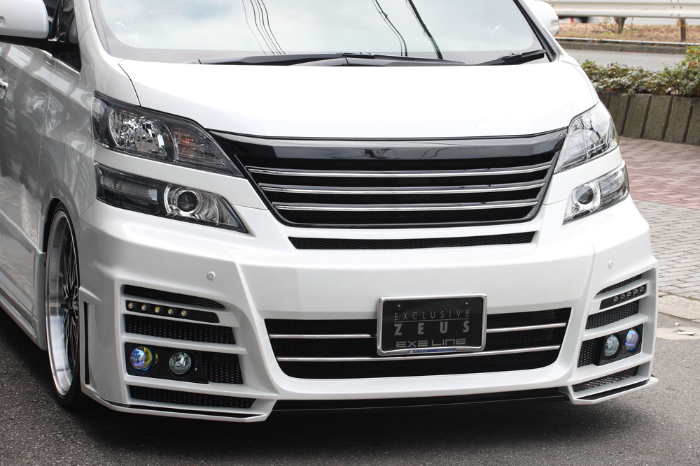 EXCLUSIVE ZEUS ヴァルファイア H2# 後期 EXE LINE フロントバンパー