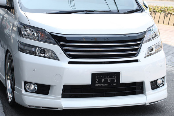 EXCLUSIVE ZEUS ヴェルファイア 20系 後期 V/Xグレード GLACE LINE フロントハーフスポイラー