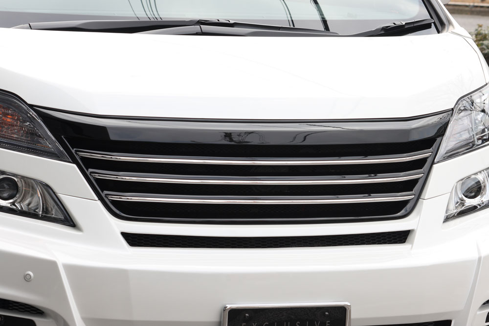 EXCLUSIVE ZEUS ヴァルファイア H2# 後期 EXE LINE フロントグリル