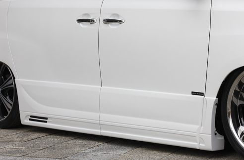 EXCLUSIVE ZEUS ヴァルファイア H2# 前期 EXE LINE サイドステップ&サイドパネル