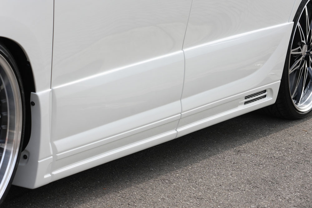 EXCLUSIVE ZEUS ヴァルファイア H2# 後期 EXE LINE サイドステップ＆サイドパネル