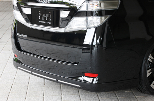 EXCLUSIVE ZEUS ヴェルファイア 20系 前期 V/Xグレード GRACE LINE リアアンダースポイラー