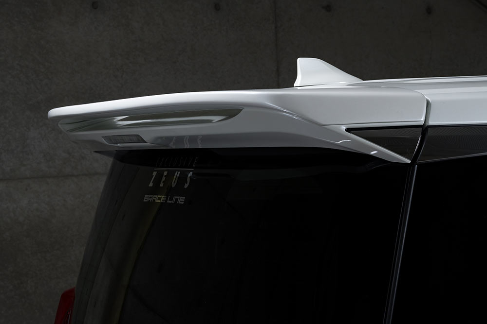 EXCLUSIVE ZEUS アルファード 30 後期 GRACE LINE リアウイング